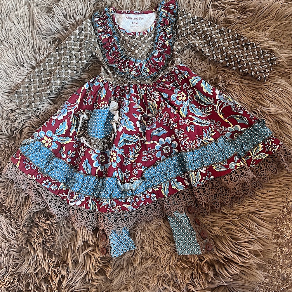 18M Mustard Pie Girls Toddler Outfit